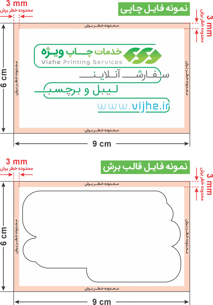 راهنمای طراحی کارت ویزیت لمینت براق قالب دلخواه چاپ ویژه